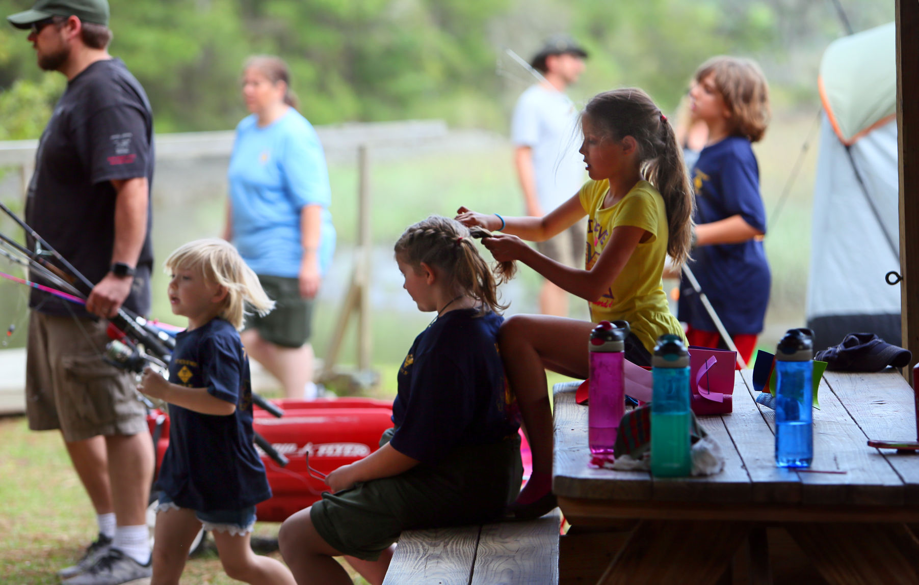 braidinghair girl cub scouts camp.jpg